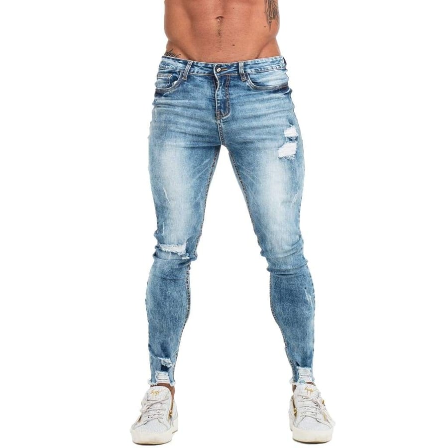 Image of Distilled Blue Jeans