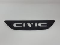 Image 3 of 88-91 Honda Civic EF Hatchback 3rd Brake Light Overlay Plate (Spoiler)