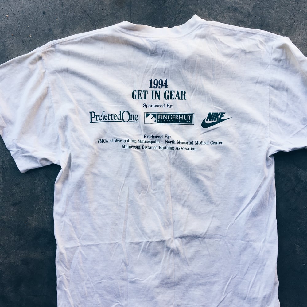 Image of Original 1994 Promotional Nike Get In Gear Marathon Tee.