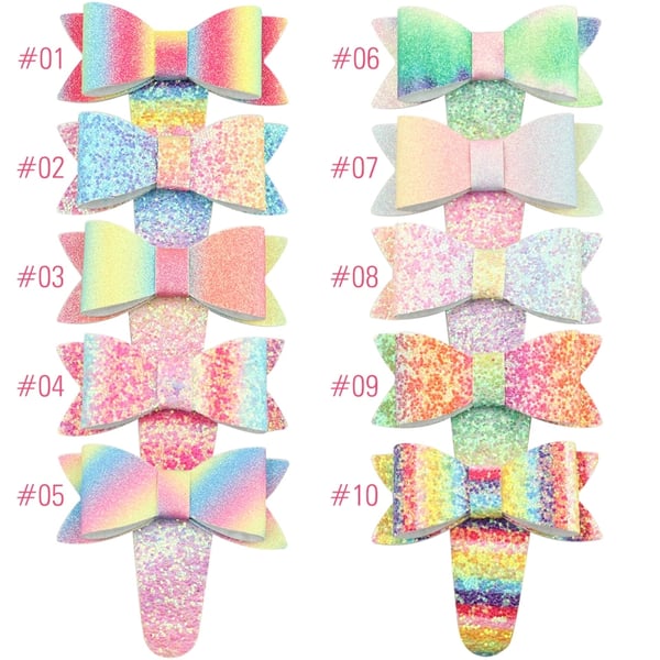 Image of ROCK BOTTOM BLOWOUT Large Bow Snap Clips - 10 Color choices 