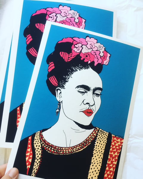 Image of Frida Kahlo print A4