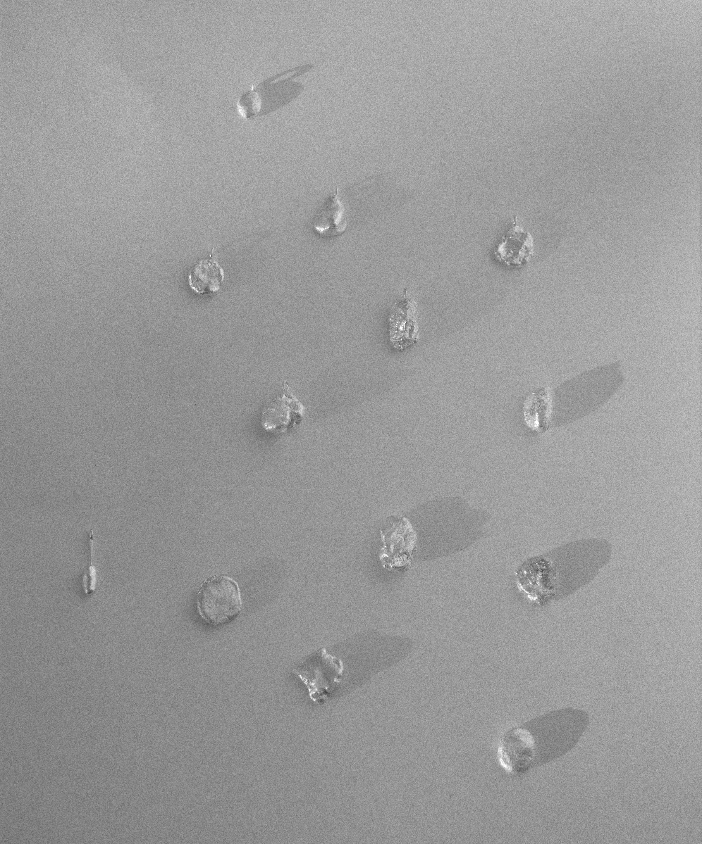 Image of Edition 2. Piece 13. Set of Earrings and brooches