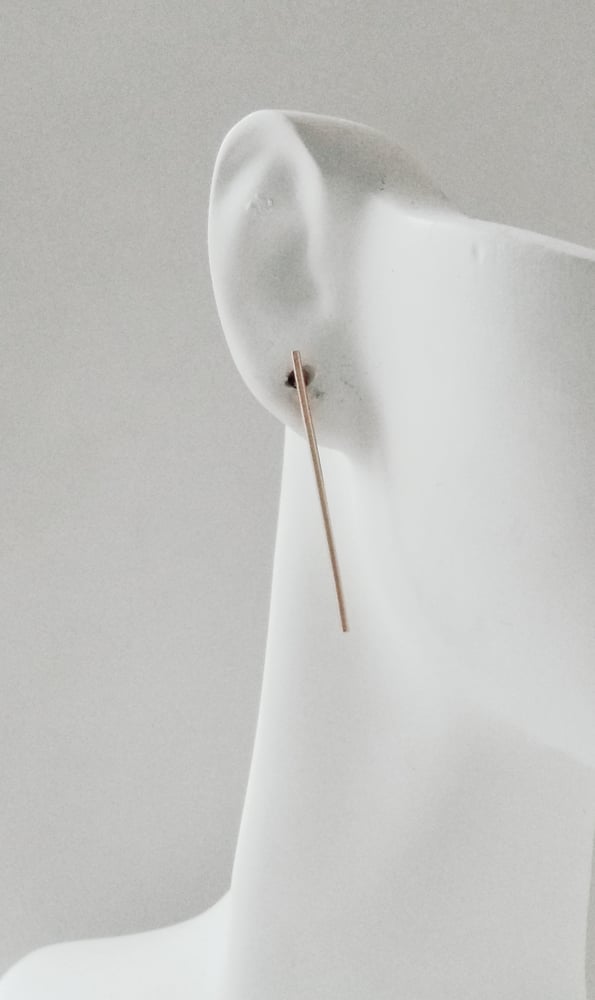 Image of Thin Stick Earring Studs