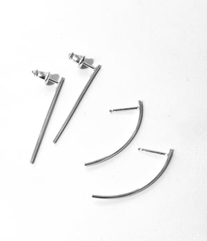 Image of Thin Stick Earring Studs