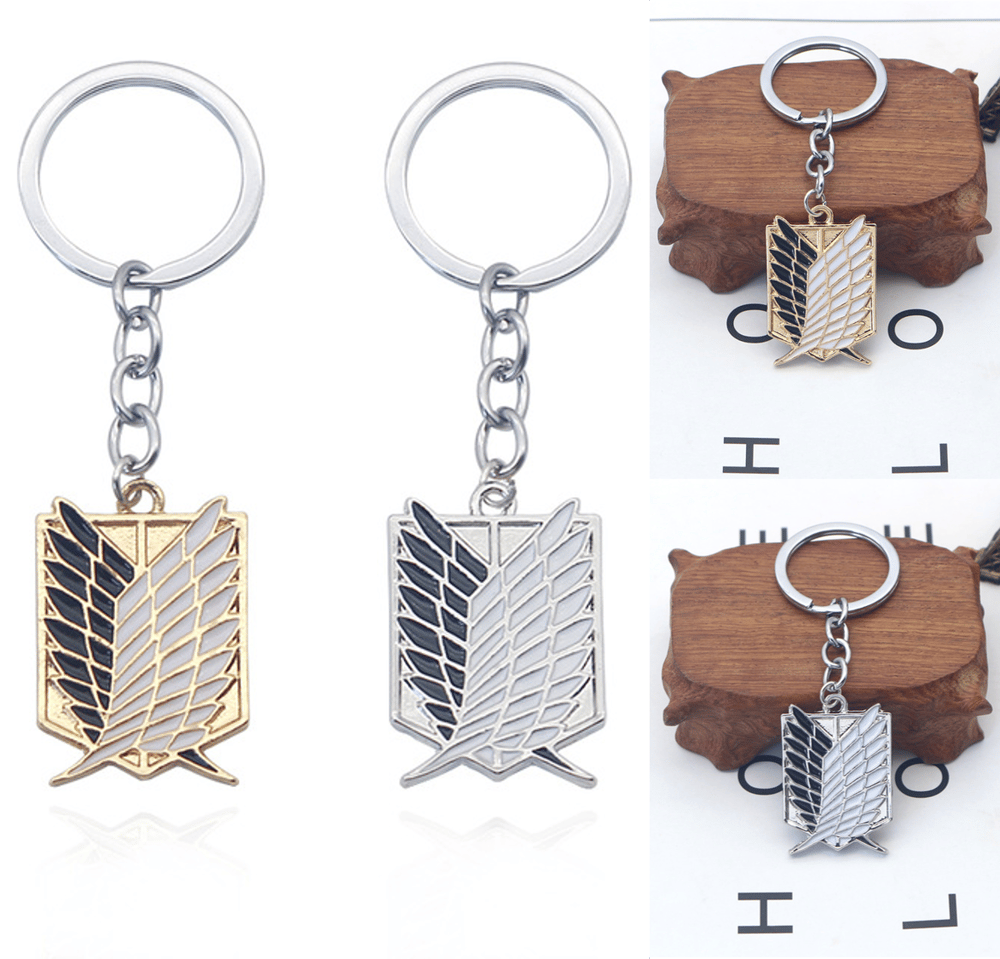 Image of NEW Attack on Titan Wings of Liberty Keychain