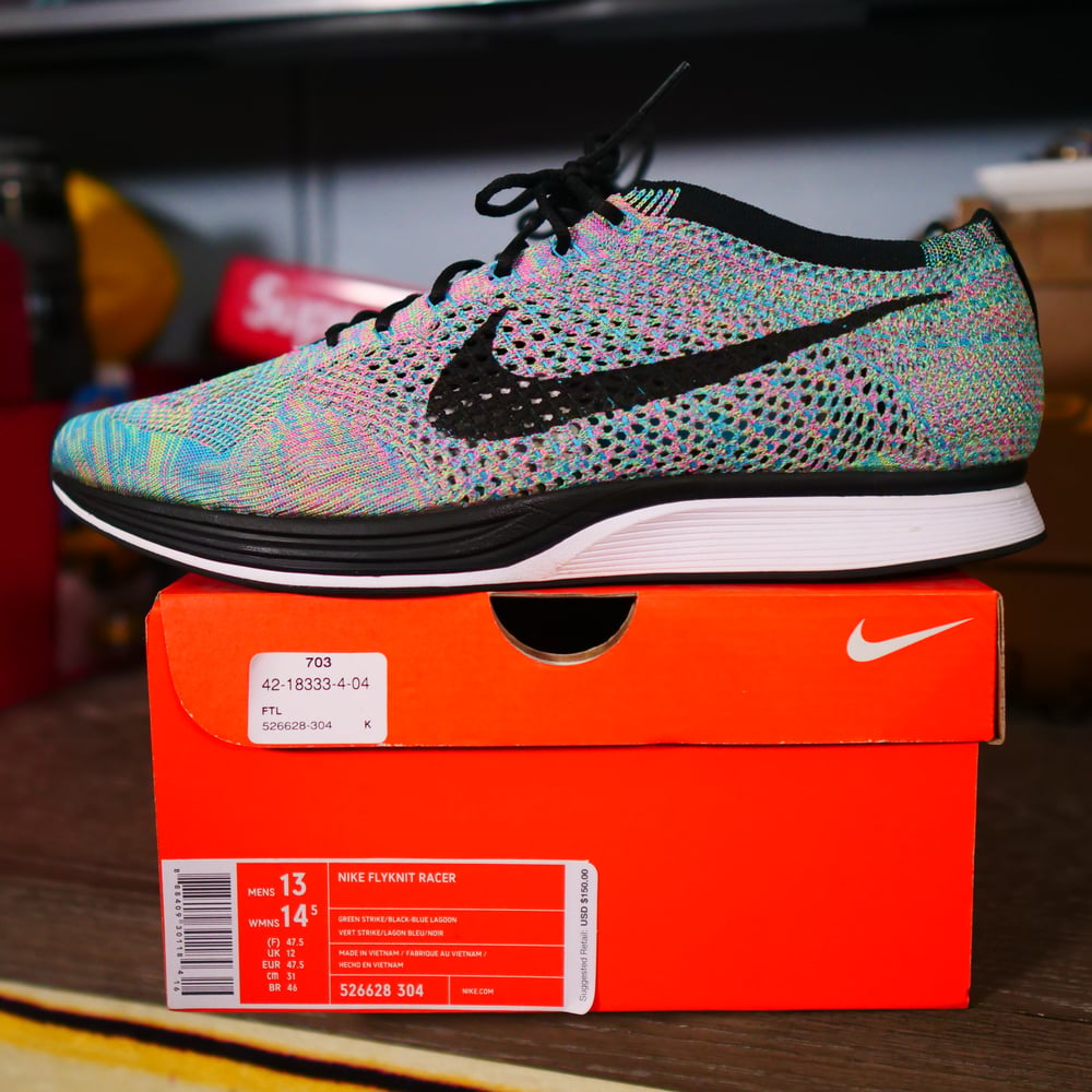 Image of Multicolor Flyknit Racer