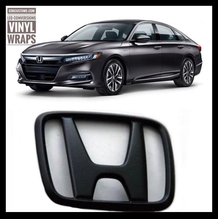 2021-2022 HONDA ACCORD TOURING COMPLETE GLOSS BLACK CHROME DELETE