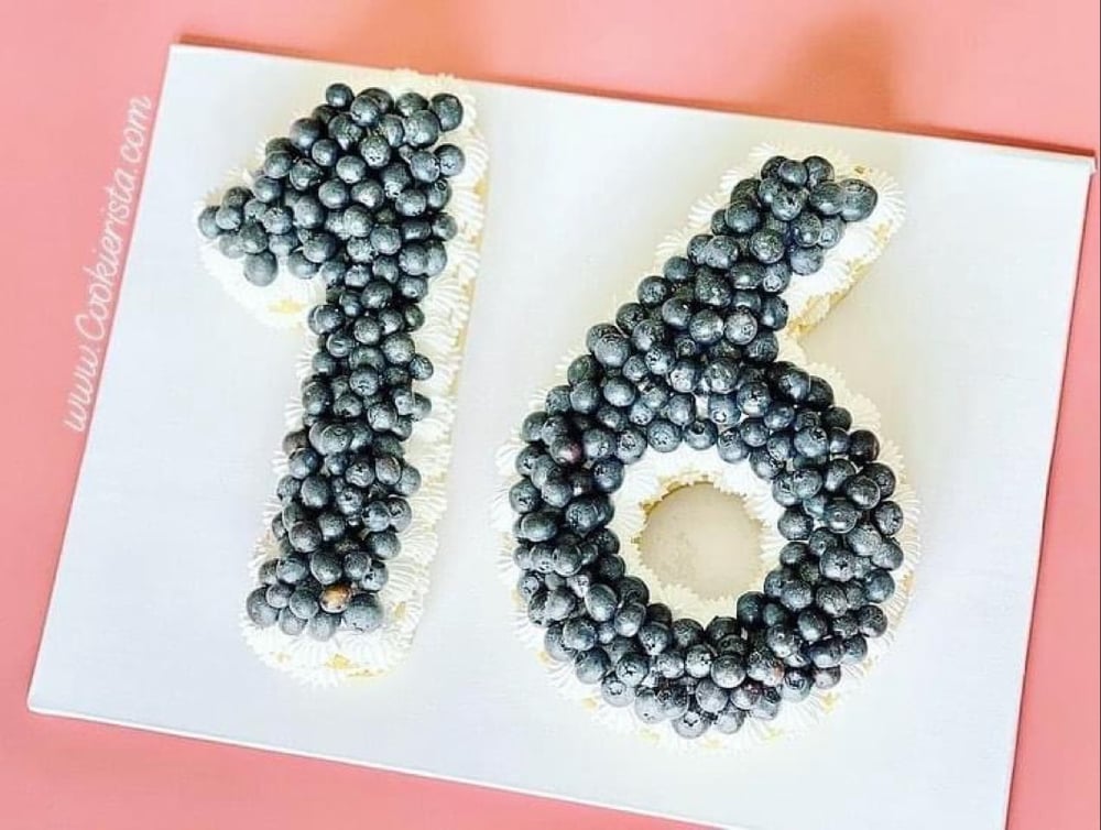 Cookie Cake: Fresh Fruits 