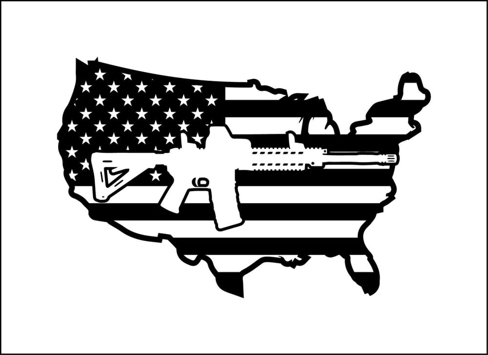Image of American Flag Sticker