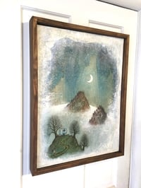 Image 2 of SOLD - "He Made His Home Above the Clouds" - Framed