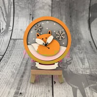 Image 2 of Fox Snowglobe decoration
