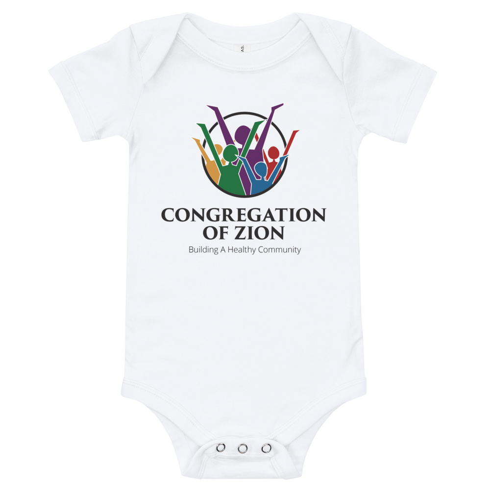 Image of Baby Zion Logo Short Sleeve Snap Tee