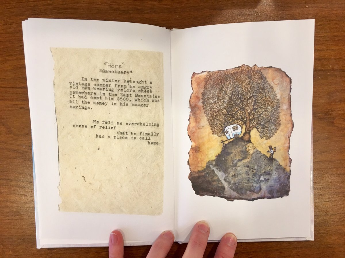 Image of Home - An Illustrated Journal / Hardcover signed by the artist