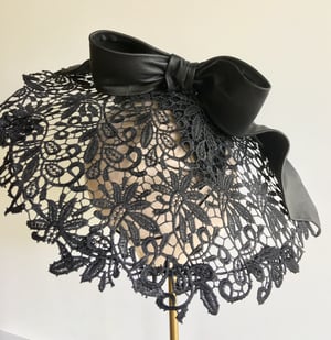 Image of Black lace hat   SOLD