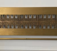 Image 3 of Brass Headboard with Bronze Panel by Frigerio