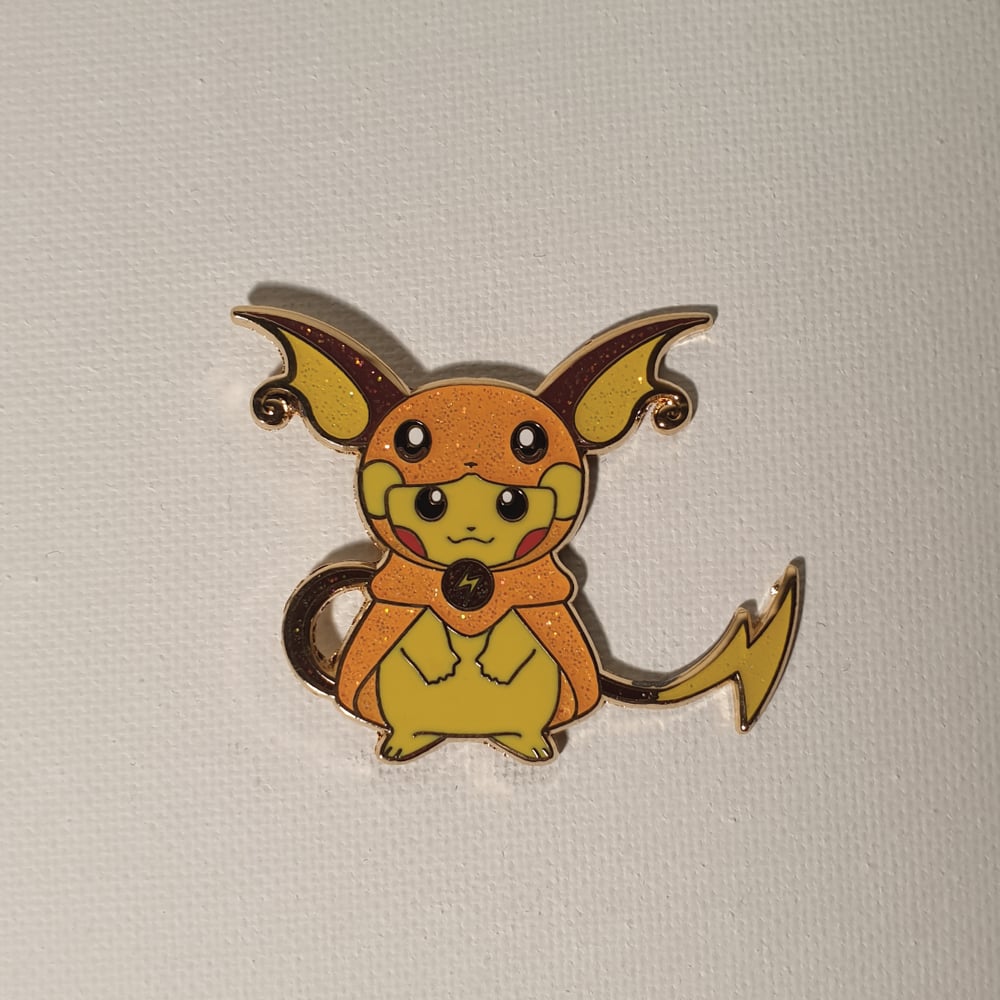 Image of Raichu Glitter Enamel Pin