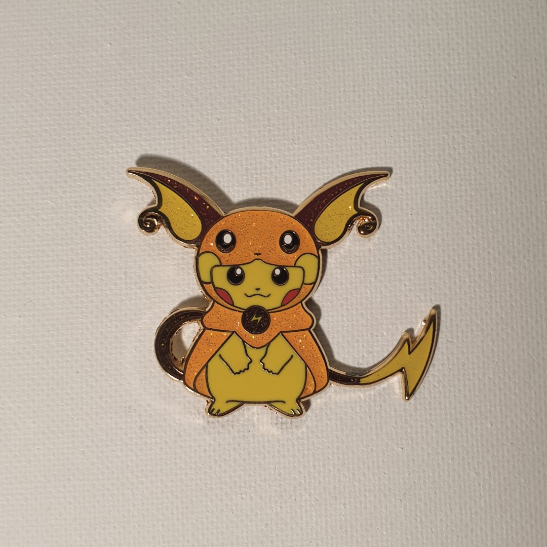 Image of Raichu Glitter Enamel Pin