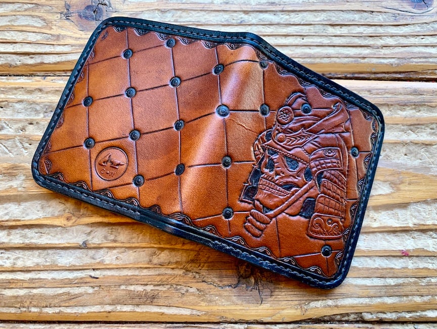 Image of "Tadakatsu" Custom Samurai Bi-Fold Wallet
