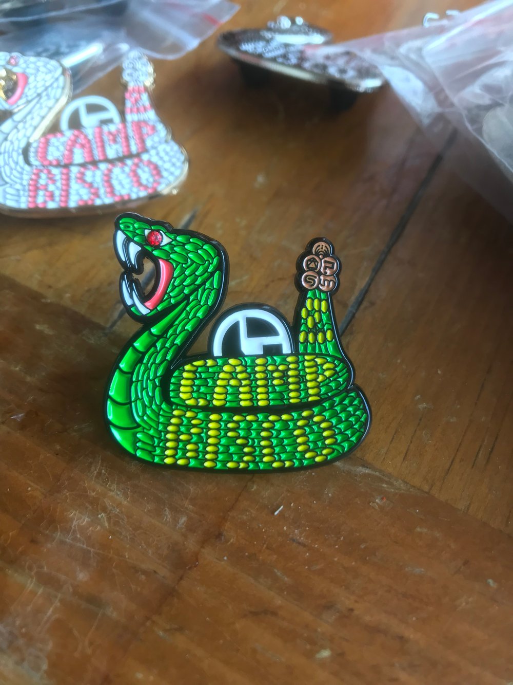 Image of Camp Bisco 2019 Snake Pin