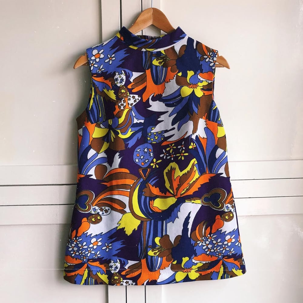 Image of MARMALADE SKIES: Retro 1960's Psychedelic Tunic (M/L)