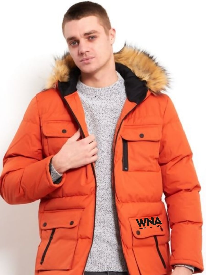 Image of WealthNAll Logo Parka Windbreaker