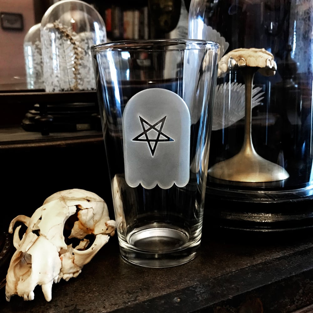 Image of Pentacle Ghost Pint Glass