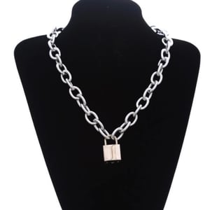 Image of Chunky padlock necklace