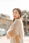 Kinikin Mohair Cardigan - Limited ( in colour Milk Tea)