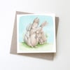 Greeting Card - Bunny Hugs