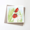 Greeting Card - Ladybird Talk 