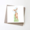 Birthday Card One Deer