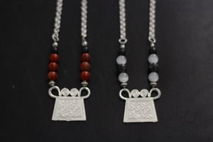 Image of "Tribal Royalty" Necklace Collection (Sand Dust & Grey Scale) - VII DOSE X KuvLi