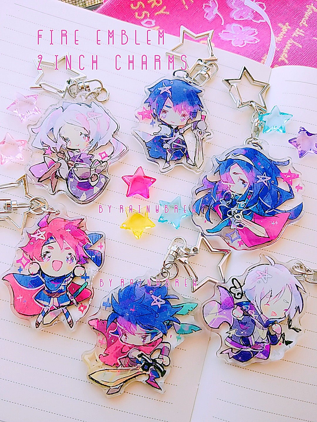 Image of fire emblem collection | 2 inch charms