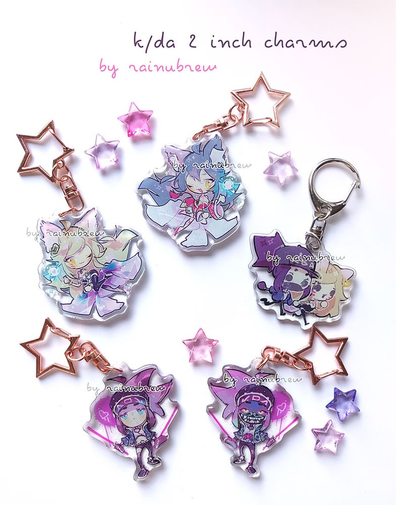 Image of K/DA | 2 inch charms