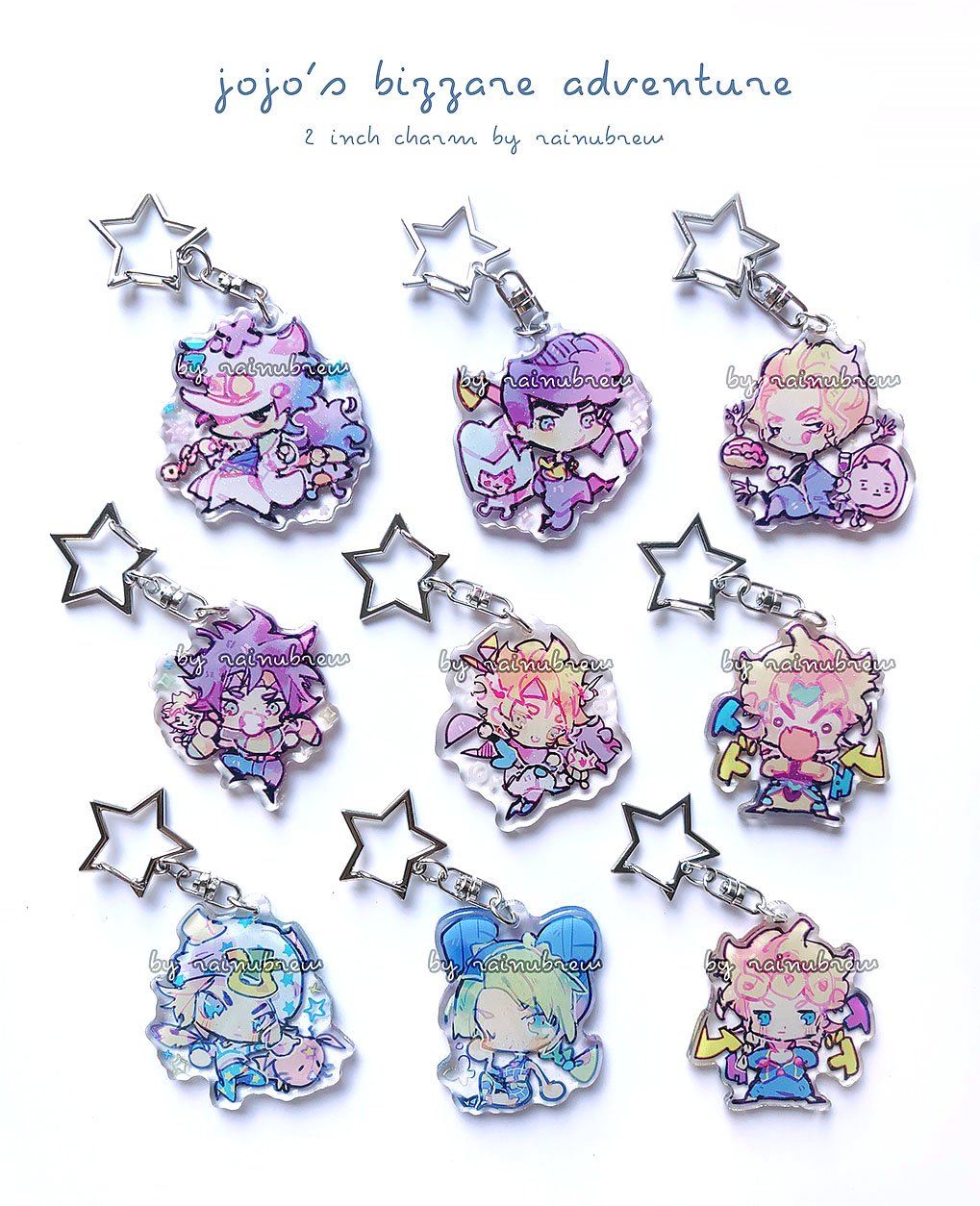 Image of Jojo JJBA | 2 inch charms