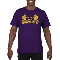 Image 1 of Faith Unchained Purple and Gold