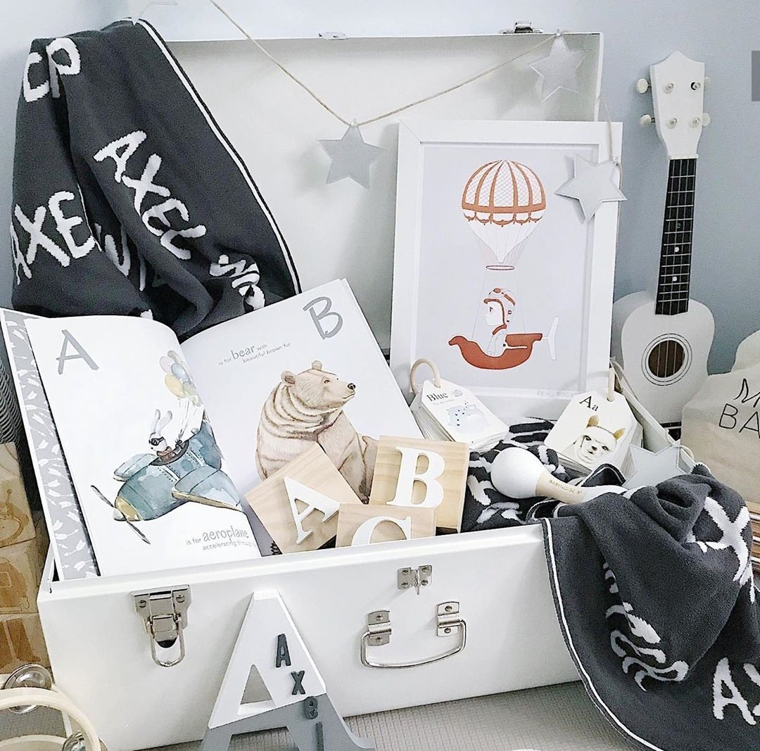 Image of Boys TWO TONED Personalised Letters