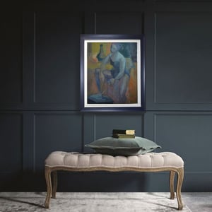 Image of 1965 Oil Painting, 'French Ballet Dancer,'