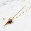 Gold Conch Shell Necklace