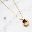 Gold Spiral Shell Necklace