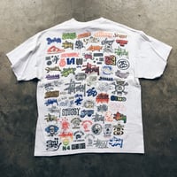 Image 2 of Original Early 2000’s Stussy Full Print Logo Tee.