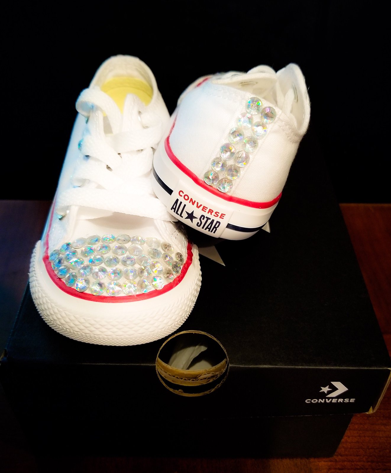 infant bling converse