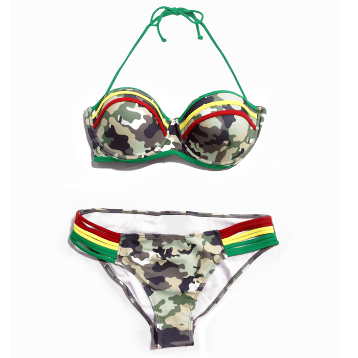 Jamaican flag Monokini Everything Jamaica