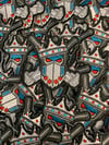 King Optimus CROSS-GUN Patch
