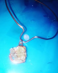 Copper Choker With Stone 