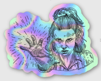 Image 1 of Eleven Holographic Stickers 