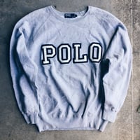 Original Late 80’s Polo Ralph Lauren Spellout Crewneck Sweatshirt.