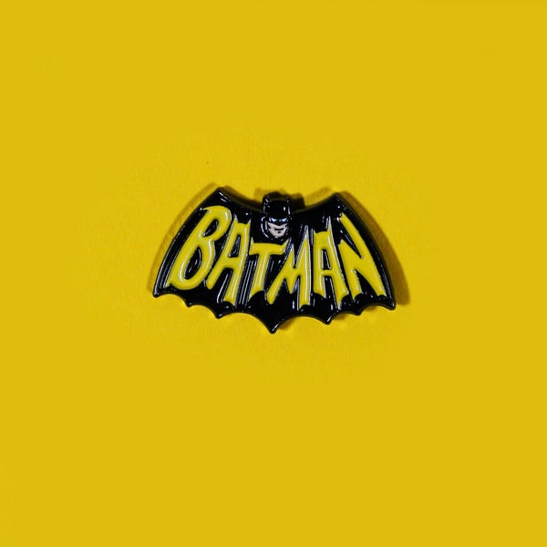 Image of Bat Logo ‘66 enamel pin