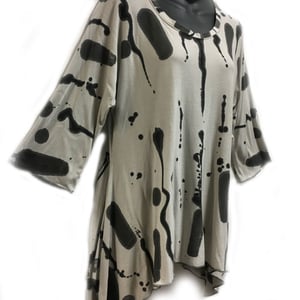 Image of  Bamboo - Joy Tunic - Hop Scotch Hand Painted Design 