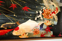 Image 2 of Original Canvas - Koi Under Maple - 90cm x 60cm